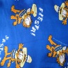 Polyester stain fabric with printed