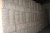 Polyester staple fiber white solid