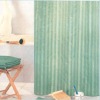 Polyester striped shower curtain