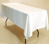 Polyester table clothes, table linens, rectangle table cover