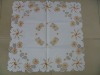 Polyester table cover embroidery tablecloth