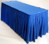 Polyester table skirts, table linen
