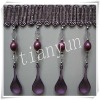 Polyester tassel Gourd-shaped bead fringe