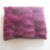 Polyester woven cushion/pillow, red purple,home textiles