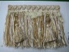 Polyester yarn tassel lace