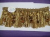 Polyester yarns & pomon tassel fringe, tassel lace