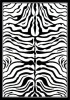 Polypropylene Zebra Rug