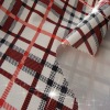 Polyster stretch checks yarn dye beach pants fabric