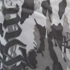 Pongee fabric with printed finish