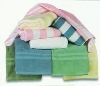 Pool towel cotton cabana stripes