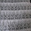 Popular 100% Cotton thread with printing silver chemical lace embroidered fabirc