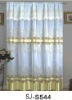 Popular Polyester Flocked Window Curtain