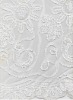Popular embroidery design with sequins for wedding dress