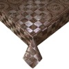 Popular western style plastic dining tablecloth