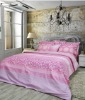 Premium cotton bed sheet, Lime Pink with Mineral fiber