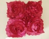 Pretty Red 3D Rose Flower Cushion Cover