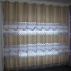 Print flower living room curtain
