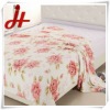Printed Coral fleece blanket/home textile