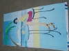 Printed Cut Velet Beach Towel