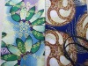 Printed Flower Design Home Textile Fabric