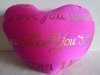 Printed Heart Shape Neck Pillow Cushion