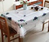 Printed PEVA table cloth