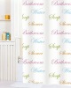 Printed Polyester Shower Curtain