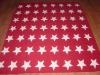 Printed Star Polyester Fleece Blanket