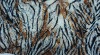Printed and Embroidered Lace Fabric