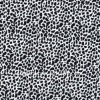 Printed black satin fabric