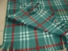 Printed check fleece blanket/Polar fleece blanket