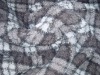 Printed coral fleece fabric