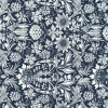 Printed cotton poplin fabric