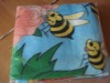 Printed fleece blanket/polar fleece blanket