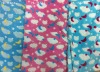 Printed fleece fabric