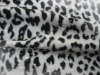 Printed leopard stripen polar fleece fabric