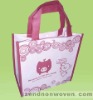 Printed nonwoven shopping bag