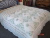 Printed patchwork comforter bedding set