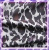 Printed poly pongee of microfibre