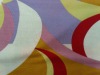 Printed polyester single jersey fabric with spandex