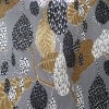 Printed satin dress fabric