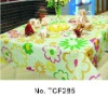 Printed table cloth