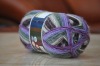 Printed top spun pure wool yarn