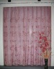Printed voile curtains