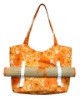 Printing Shoulder Bag With Roll Up Straw Mat-12-TB-028-02