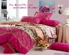 Professional Manufacturer 100% Cotton 4pcs bedding set for wedding XY-C09