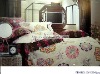 Professional Manufacturer 100% Cotton 4pcs reactive printed home bedding set XY-C094