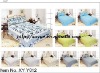 Professional Manufacturer 3pcs stamp printed soft short pile quilt set comforter set bedding set stock XY-Y012