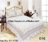 Professional Manufacturer 3pcs stamp printed soft short pile quilt set comforter set bedding set stock XY-Y016