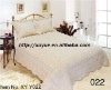 Professional Manufacturer 3pcs stamp printed soft short pile quilt set comforter set bedding set stock XY-Y022